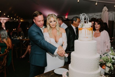 Rustic and Glam Garden Wedding – Photo by Let's Frolic Together
