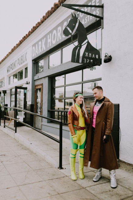 Gambit & Rogue: Halloween Engagement – Photo by Let's Frolic Together