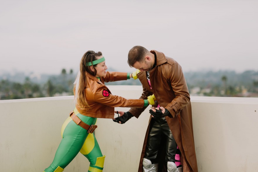 Gambit & Rogue: Halloween Engagement – Photo by Let's Frolic Together