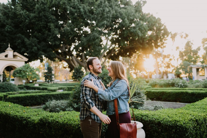 Golden Portaits at Balboa Park – Photo by Let's Frolic Together