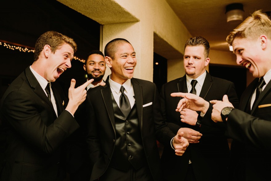 Twinkly Backyard Wedding Bash – Photo by Let's Frolic Together
