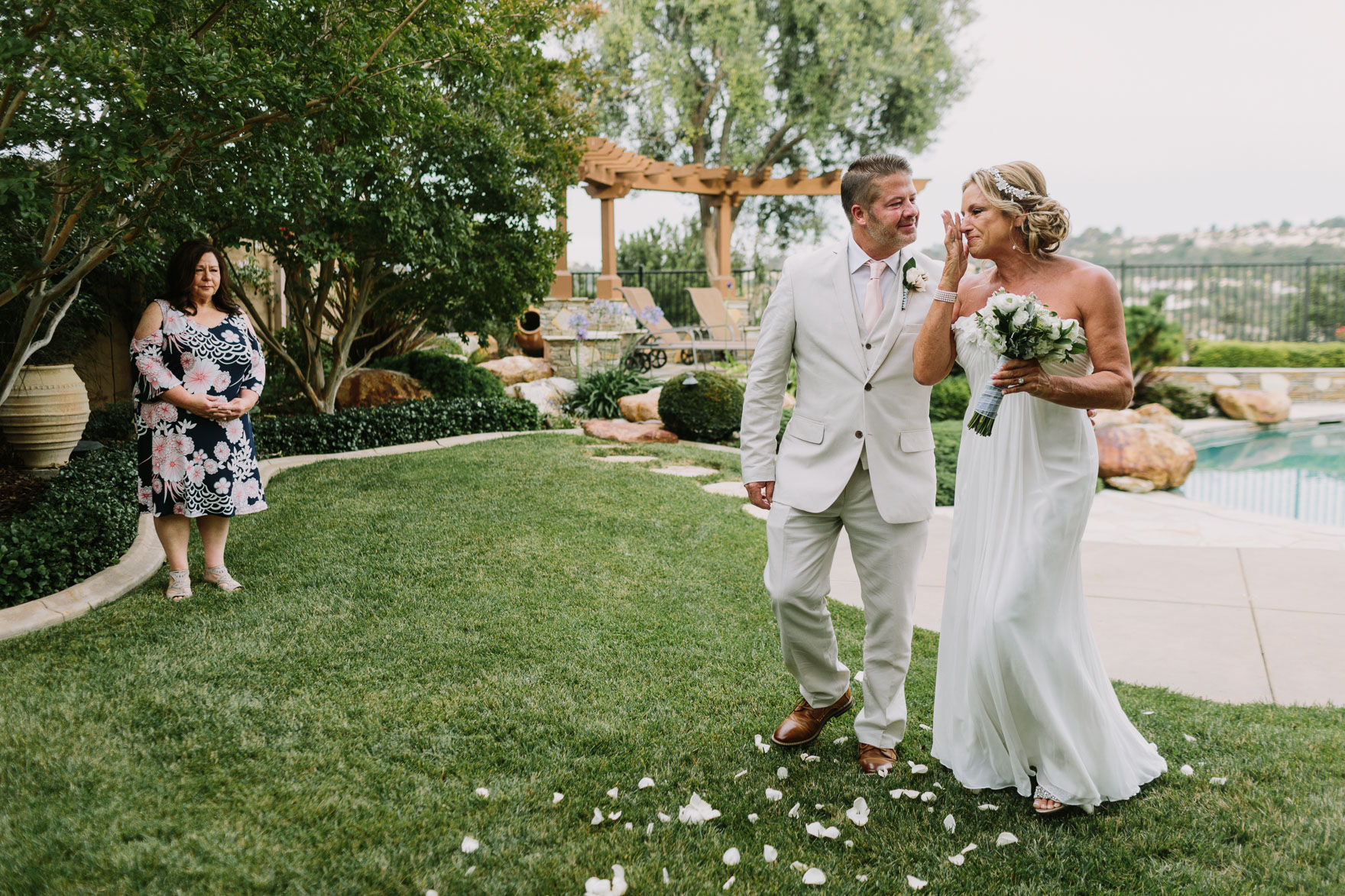 Tender Backyard Elopement Fun – Photo by Let's Frolic Together
