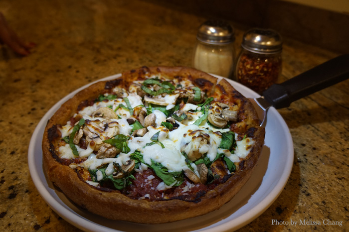 Tuscan pizza, $13.