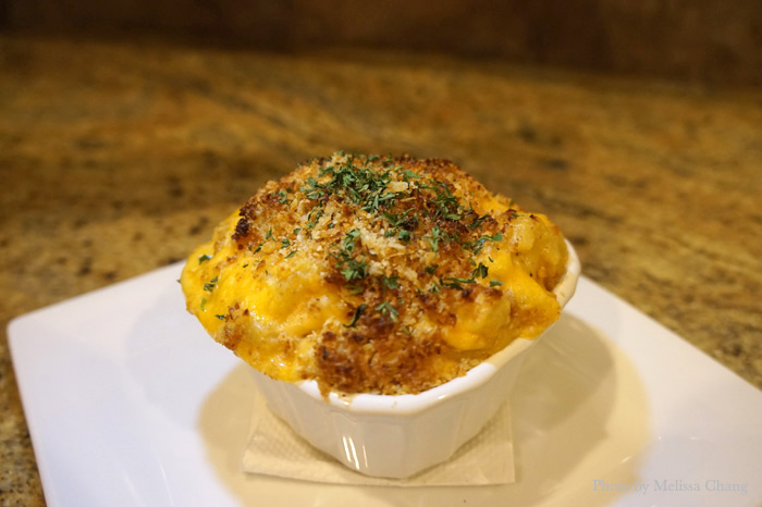 Small gourmet mac and cheese, $8.