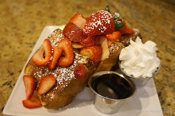 Cinnamon French toast, $9.