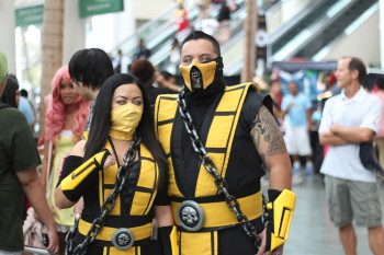 Scorpion from Mortal Kombat. But which one is real?