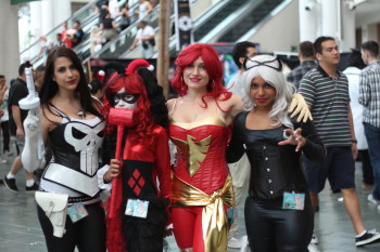 A few femme fatales from the comic books.