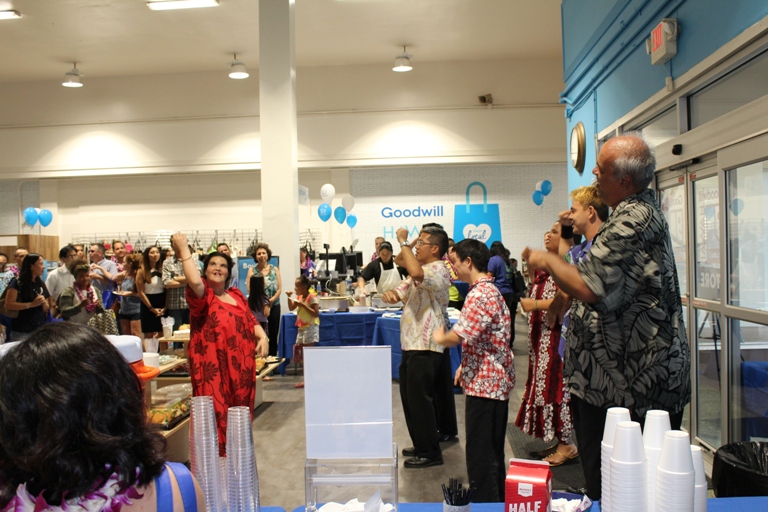 Goodwill program adults with disabilities provided entertainment.