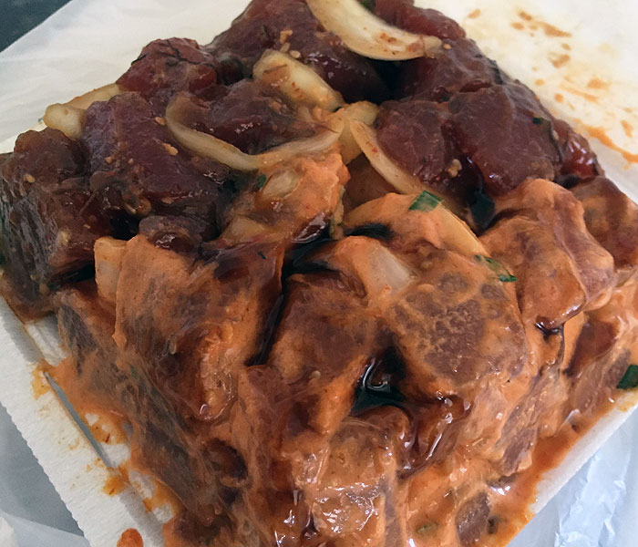 Yes, this mini plate ($8) is more than enough for one person. If you’re starving, get the regular size ($14).