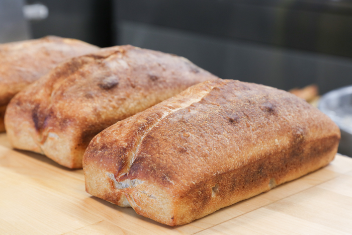 According to Nik, the bread is one of the components to their dishes that took the longest to perfect. Hundreds of iterations later, this sourdough that is mild in flavor and has excellent texture completes the brunch bowl.