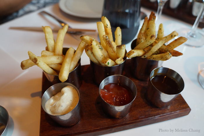 The simplest pleasures are the most addicting, as is the case with their signature duck fat fry trio. These are served with truffle aioli, sriracha ketchup, and garlic-herb oil. Since we were fighting for the last fries, I'd recommend you order at least two.
