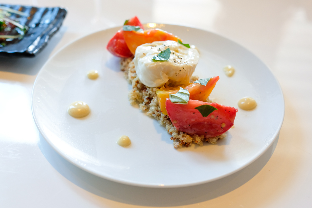 Heirloom tomatoes ($17) are some of my favorite things. as is burrata cheese, but Stripsteak takes it up a notch and stuffs it with smooth ricotta. These rest on a bed of crispy quinoa, making for a textural treat as you get crunchy bits mixing with creamy cheese and juicy tomatoes. I would order this dish again.