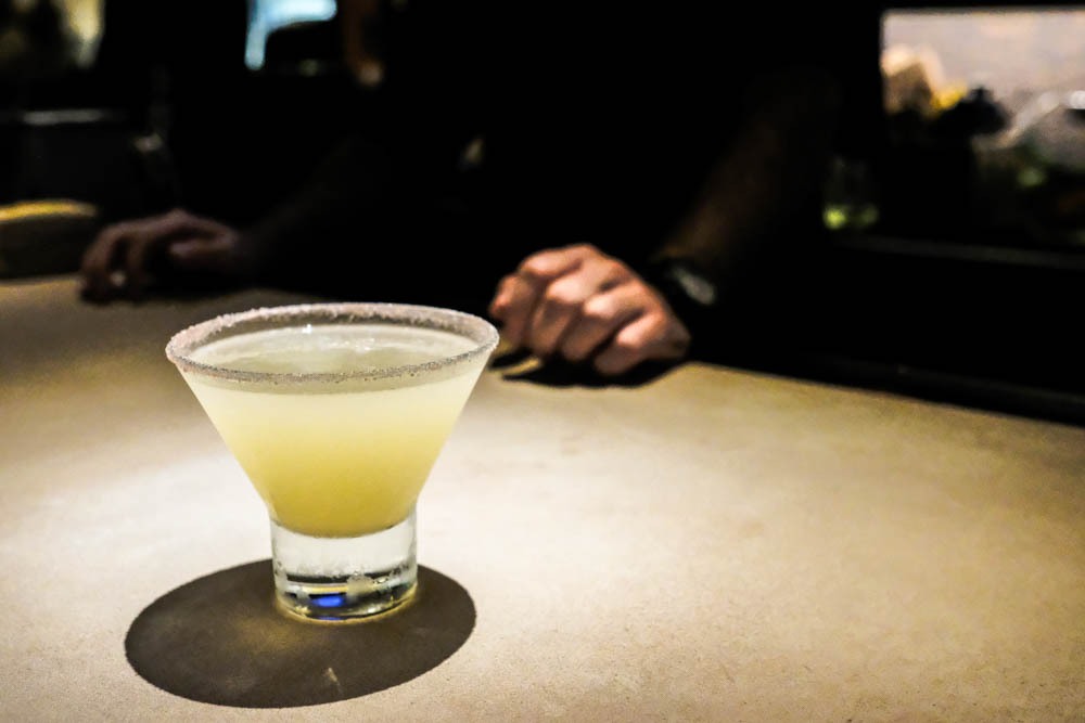The Orta Salon ($10) is a slight deviance from the standard margarita. Made with mezcal, spiced vermouth, curacao, grapefruit liqueur, lime, campari and finished with a sea salt rim, this is for those who like a little smoke with their citrus.
