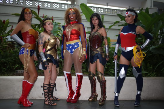 Wonder Women from Amazing Hawaii Comic Con in July 2016.
