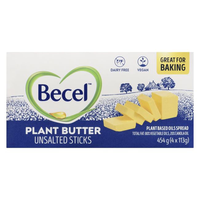 Becel Unsalted Plant Butter Sticks, 454 G -- 20 Per Case