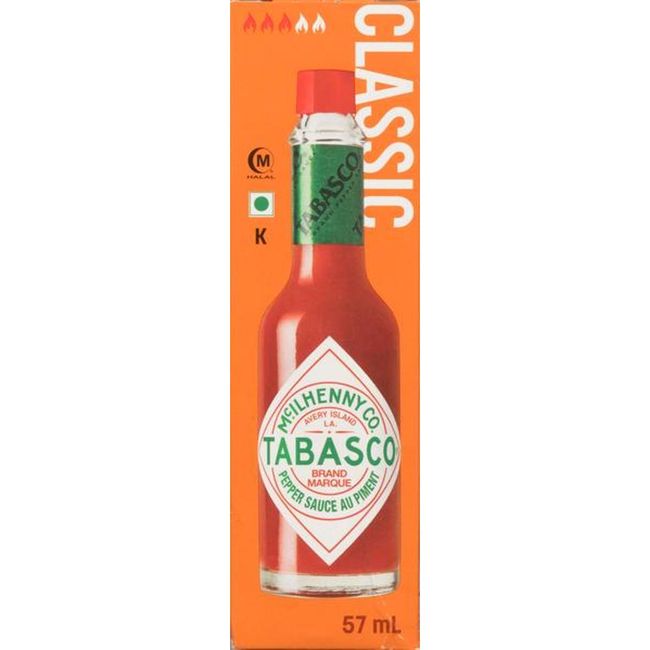 Tabasco Hot Sauce, 57 Ml -- 12 Per Case