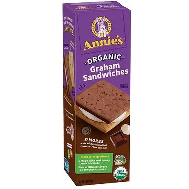 Annie's Homegrown Organic S'mores Graham Sandwich, 226 G -- 6 Per Case