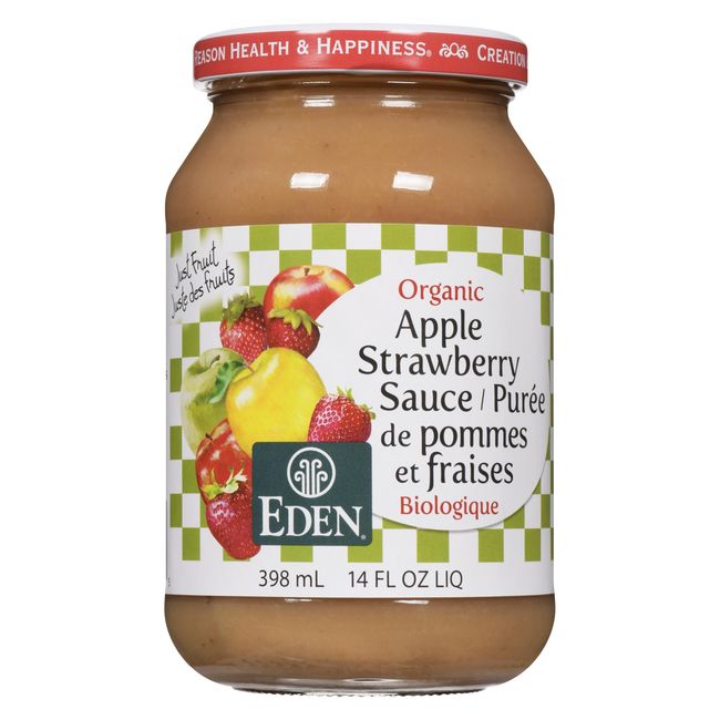 Eden Organic Apple Strawberry Sauce, 398 Ml -- 12 Per Case