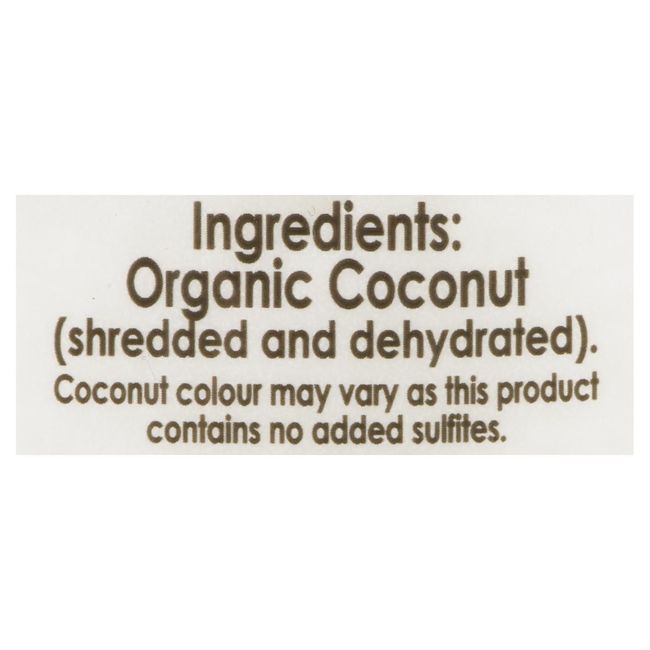 Let's Do Organic Unsweetened Shredded Coconut, 250 G -- 12 Per Case