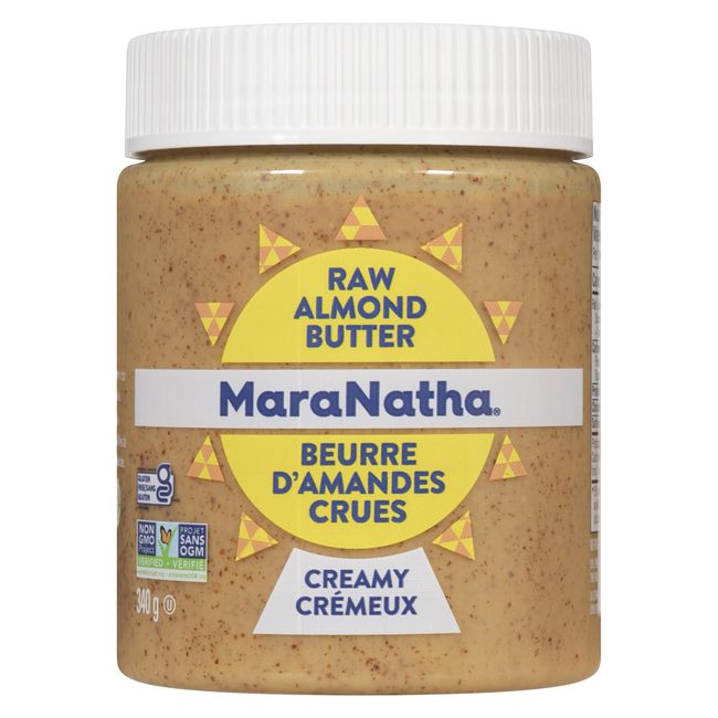 Maranatha Raw Creamy Almond Butter, 340 G -- 6 Per Case