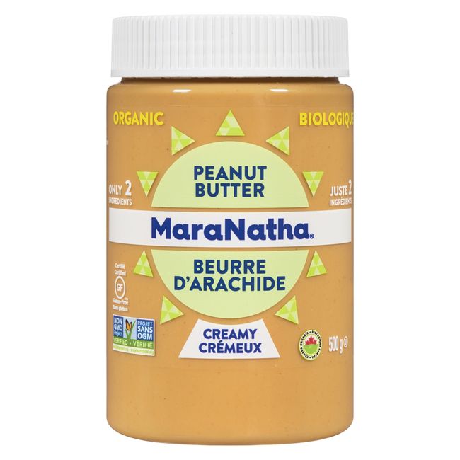 Maranatha Organic Creamy Peanut Butter, 500 G -- 6 Per Case