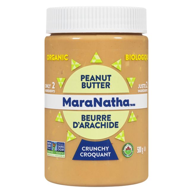 Maranatha Organic Crunchy Peanut Butter, 500 G -- 6 Per Case