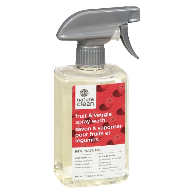 Nature Clean Fruit And Veggie Wash, 500 Ml Spray -- 6 Per Case