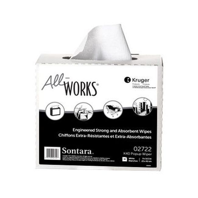 All Works K40 Popup Interfold Wiper, 16.5 X 9 In -- 810 Per Case