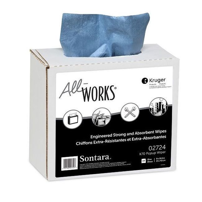 All Works K70 Popup Interfold Wiper, 16.5 X 9 In -- 1000 Per Case