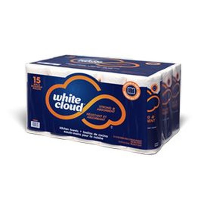 White Cloud 2 Ply Kitchen Towel, 5.9 X 11 In -- 1350 Per Case
