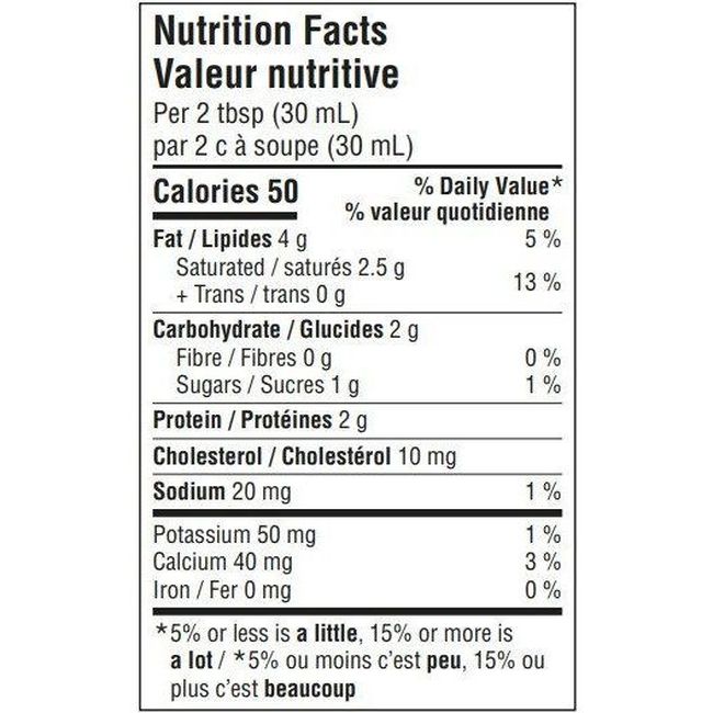 Organic Meadow Organic 14 Percent Milk Fat Sour Cream, 500 G