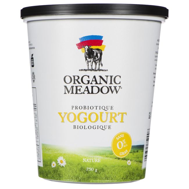 Organic Meadow Organic Non Fat Yogurt, 750 G
