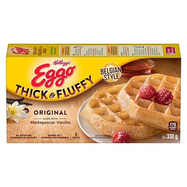 Kellogg's Thick And Fluffy Original Waffle, 330 G -- 8 Per Case