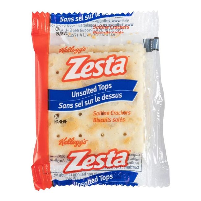 Kellogg's Zesta Unsalted Soda Crackers, 6 G -- 500 Per Case