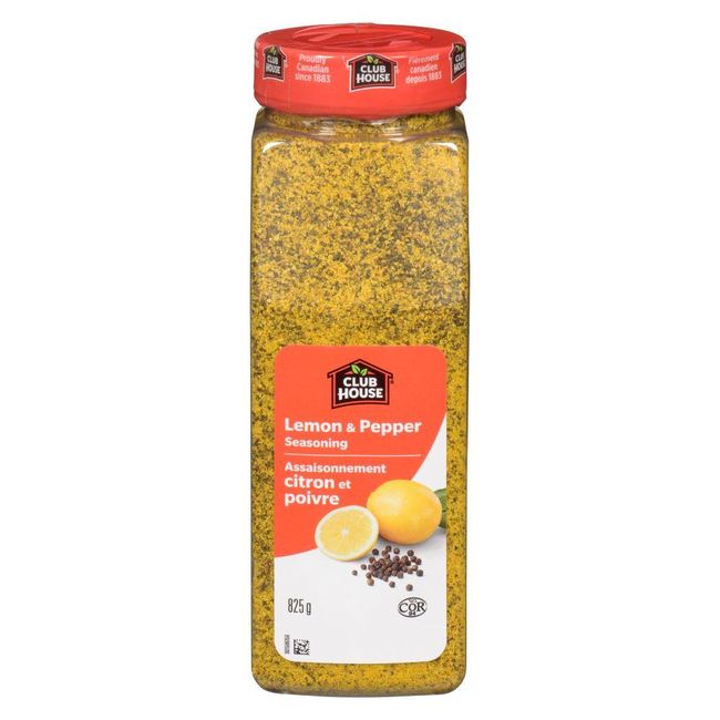 Club House Lemon And Pepper Seasoning, 825 G -- 12 Per Case
