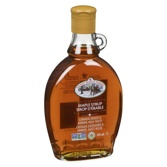 Shady Maple Farms Organic Rich Taste Maple Syrup, 375 Ml -- 6 Per Case