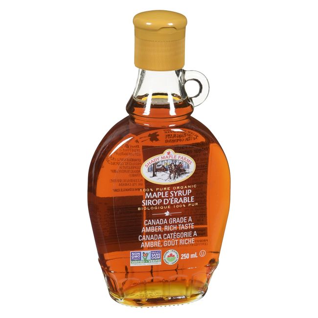 Shady Maple Farms Sirop D'érable Biologique Au Goût Riche, 250 Ml -- 12 Par Boîte