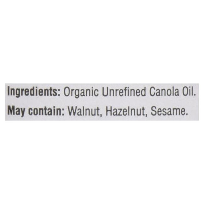 Maison Orphee Organic Canola Oil, 750 Ml -- 6 Per Case