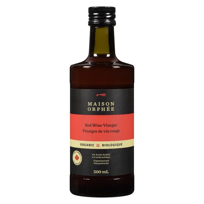 Maison Orphee Organic Red Wine Vinegar, 500 Ml -- 6 Per Case