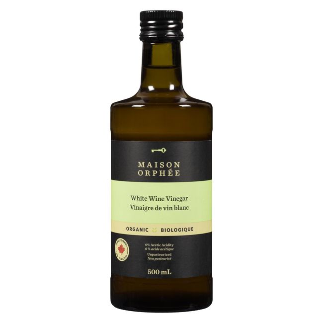 Maison Orphee Organic White Wine Vinegar, 500 Ml -- 6 Per Case