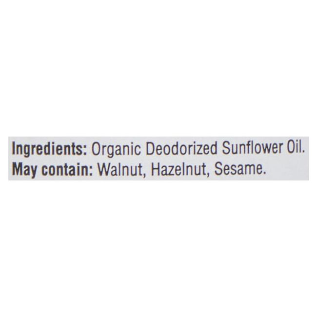 Maison Orphee Organic Sunflower Oil For Cooking, 750 Ml -- 6 Per Case