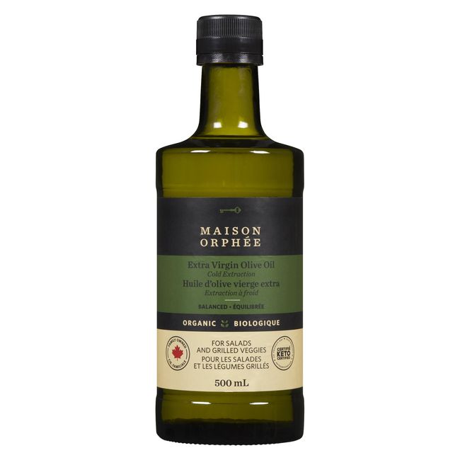 Maison Orphee Huile D'olive Extra Vierge Biologique Équilibrée, 500 Ml -- 6 Par Boîte