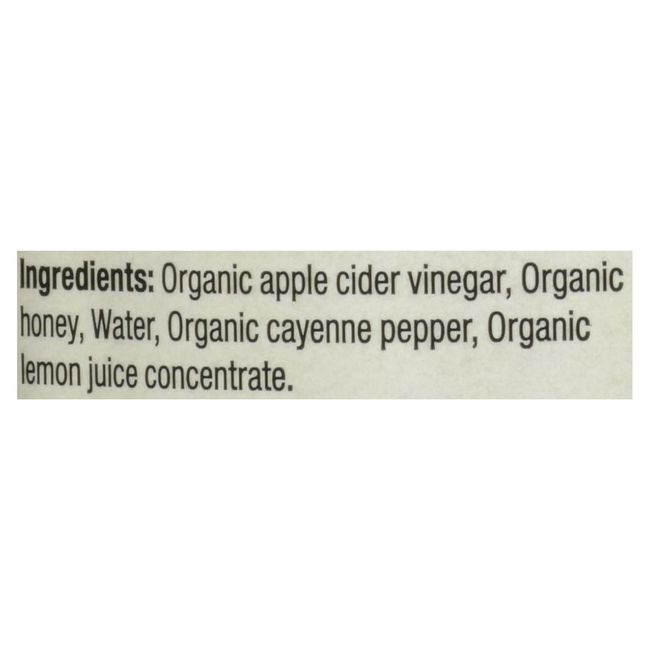 Bragg Honey Cayenne Apple Cider Vinegar, 946 Ml -- 12 Per Case