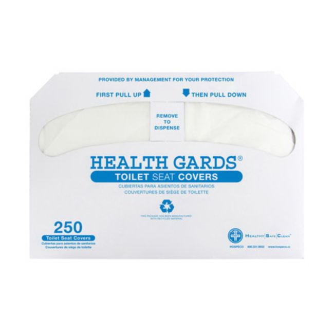 Health Gards Half-fold Toilet Seat Cover -- 2500 Per Case