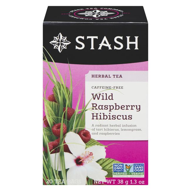 Wild Raspberry Hibiscus Herbal Tea, 20 count | FoodServiceDirect.ca ...