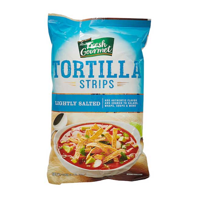Fresh Gourmet Tortilla Strips Salad Topping, 1 Lb -- 10 Per Case