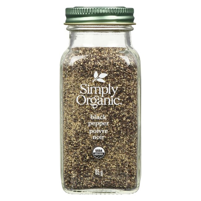 Simply Organic Medium Black Pepper, 65.5 G -- 6 Per Case