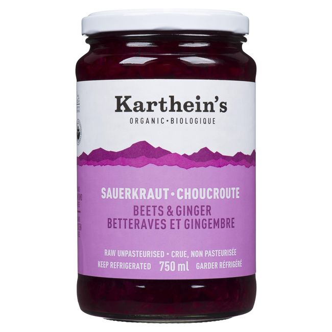 Karthein's Beets And Ginger Sauerkraut, 750 Ml -- 12 Per Case