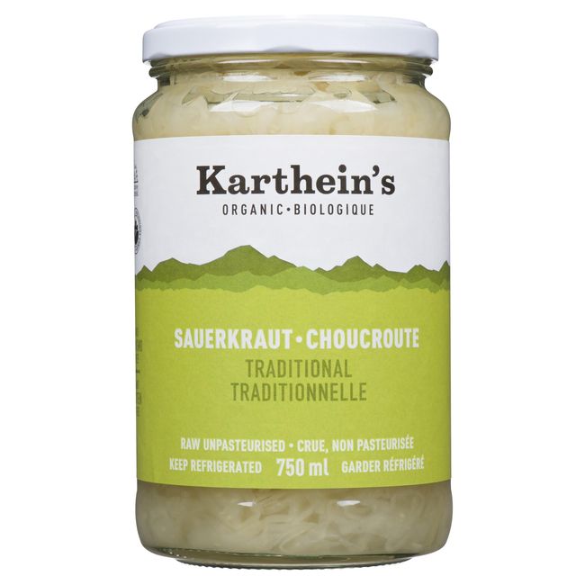 Karthein's Organic Traditional Sauerkraut, 750 Ml -- 12 Per Case