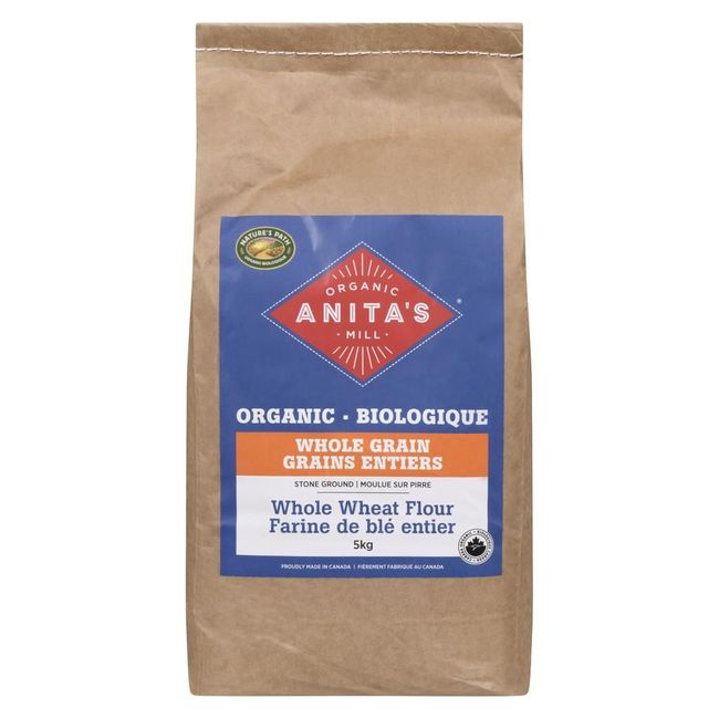 Anita's Organic Whole Wheat Flour, 5 Kg -- 4 Per Case